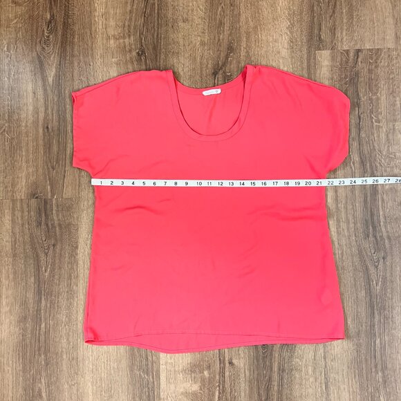 Bobeau Laser Cut Lace Top Soprano Pink Top Bundle Sz L - Picture 13 of 15